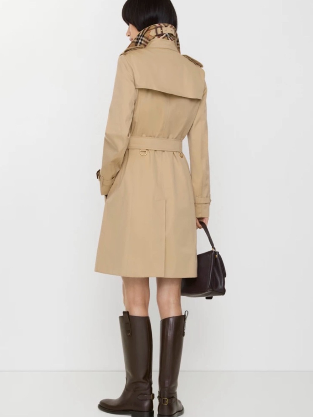 Burberry Honey-Beige Chelsea Heritage Trench Coat with Belt - Picture 3 of 16